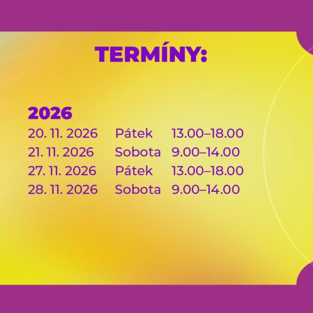 DNY OTEVŘENÝCH DVEŘÍ ✨ Vyber si 📅 datum a stav se za námi!