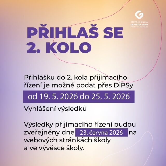 2. KOLO PŘIJÍMAČEK! ✨